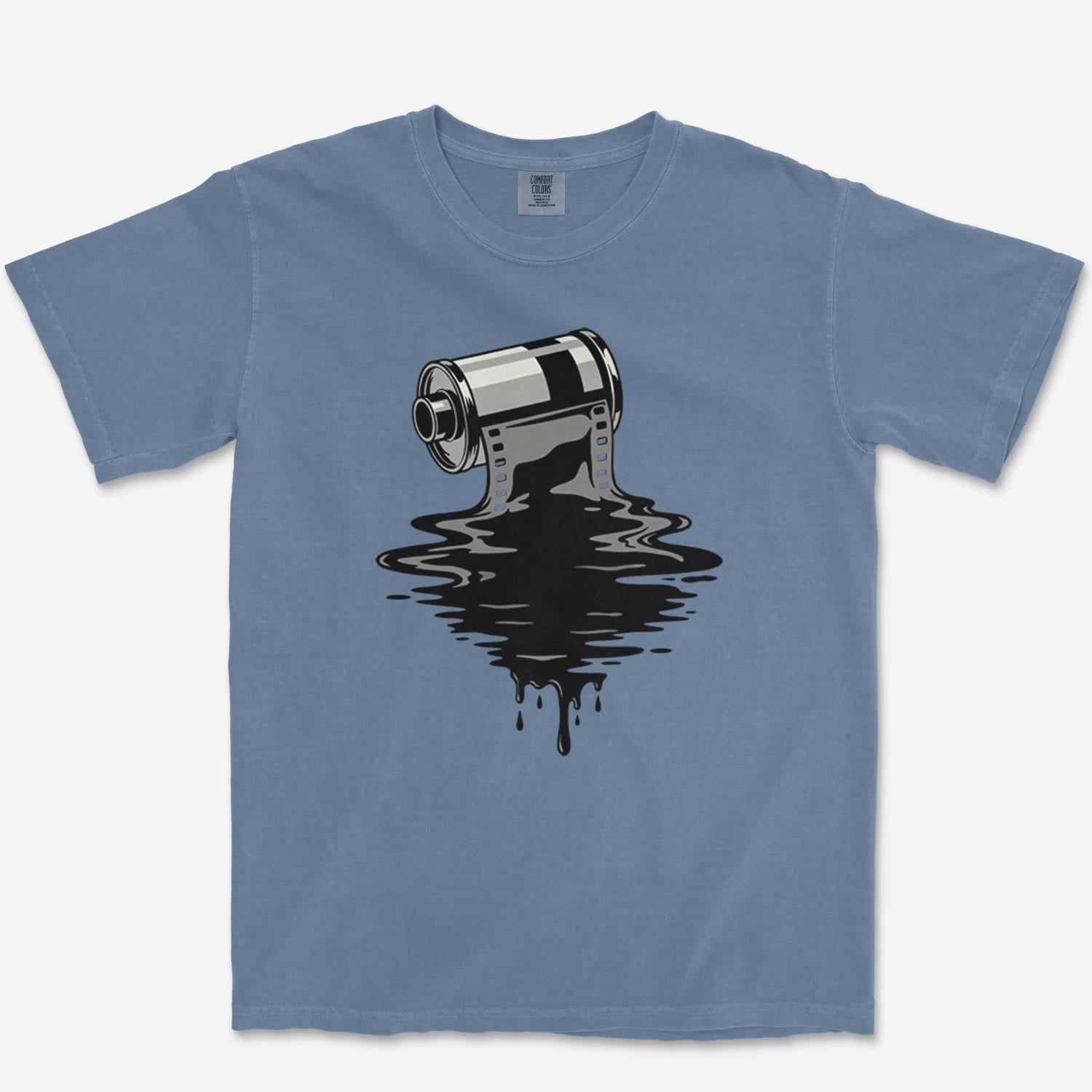 T-Shirt Blue Jean / S Film Paint Heavyweight Tee