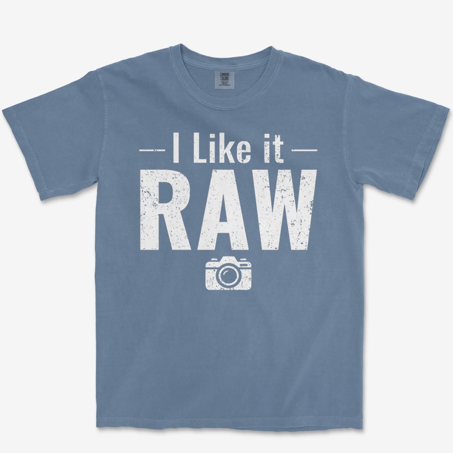 T-Shirt Blue Jean / S Like It Raw Heavyweight Tee