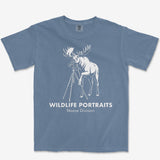 T-Shirt Blue Jean / S Moose Portraits Heavyweight Tee