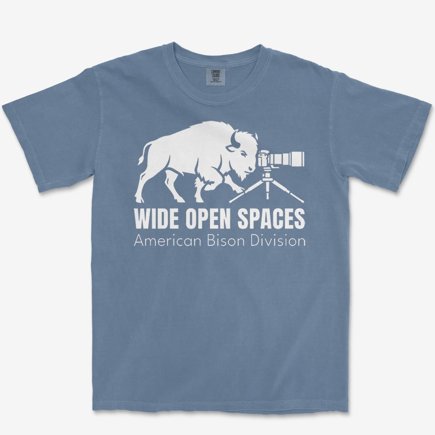 T-Shirt Blue Jean / S Open Spaces Heavyweight Tee