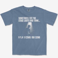 T-Shirt Blue Jean / S See Stage Heavyweight Tee