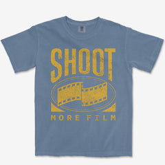 T-Shirt Blue Jean / S Shoot More Film Heavyweight Tee