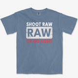 T-Shirt Blue Jean / S Shoot RAW - Premium T-Shirt