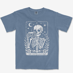 T-Shirt Blue Jean / S Tarot Photographer Heavyweight Tee