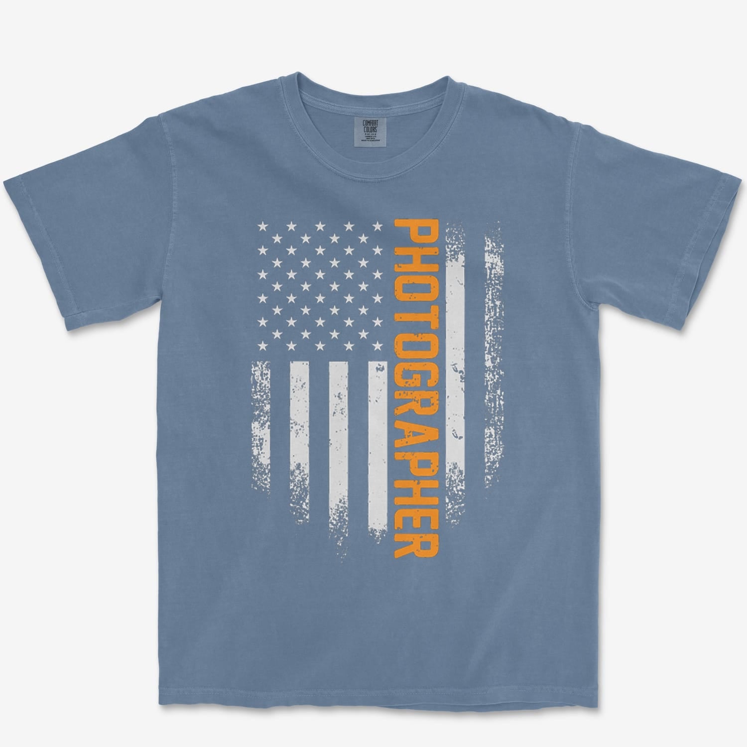 T-Shirt Blue Jean / S USA Photographer Heavyweight Tee