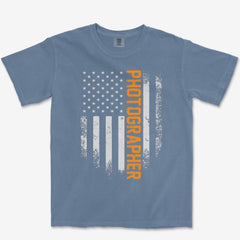 T-Shirt Blue Jean / S USA Photographer Heavyweight Tee