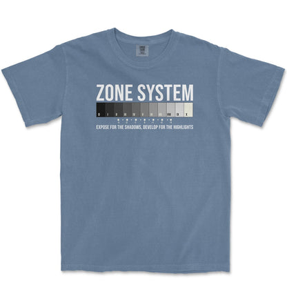 T-Shirt Blue Jean / S Zone System - Premium T-Shirt