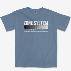 T-Shirt Blue Jean / S Zone System - Premium T-Shirt