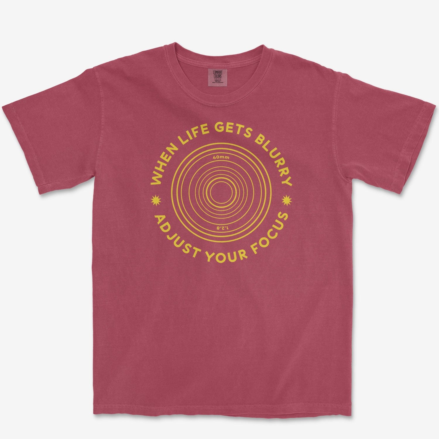 T-Shirt Brick / S Adjust Focus - Premium T-Shirt