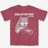 T-Shirt Brick / S Back Button Focus Heavyweight Tee