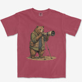 T-Shirt Brick / S Bear Photographer Heavyweight Tee
