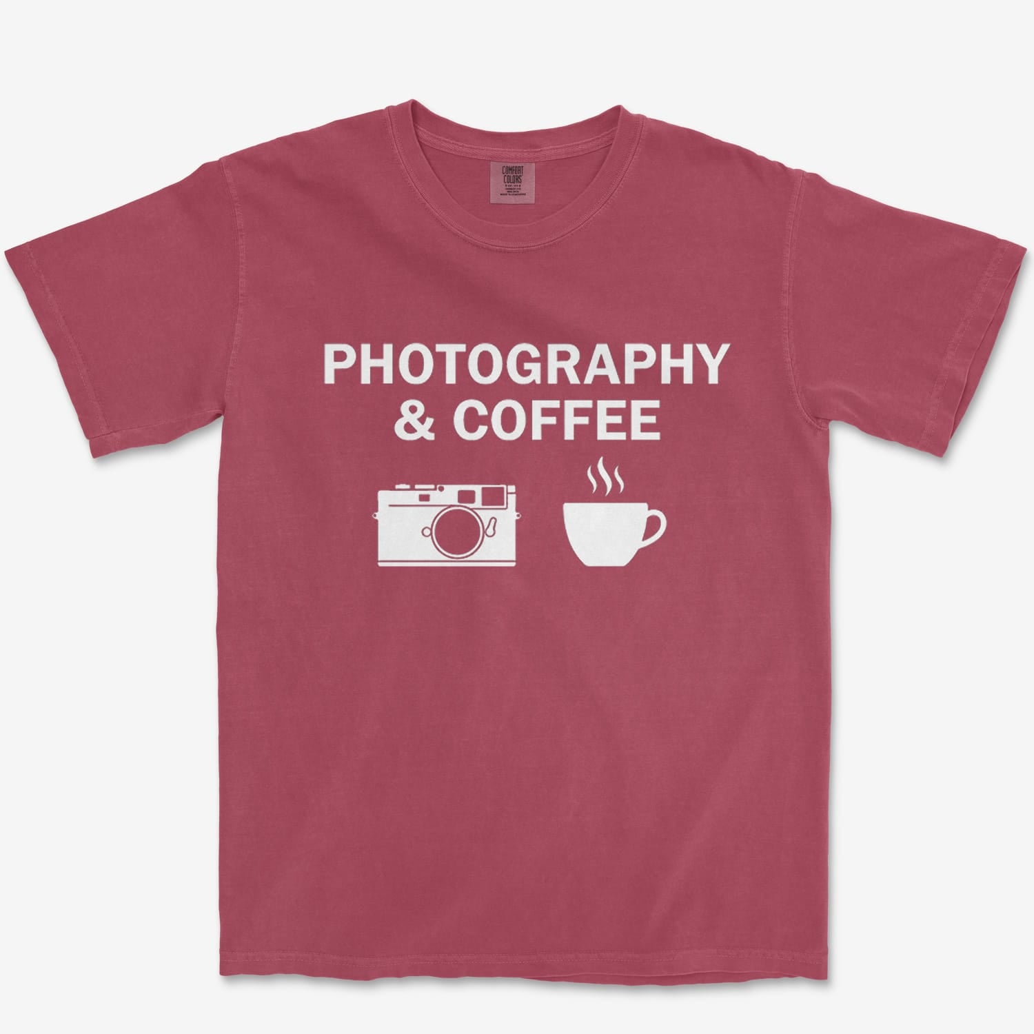 T-Shirt Brick / S Coffee & Photography Heavyweight Tee