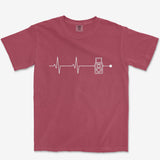 T-Shirt Brick / S Heartbeat Classic Heavyweight Tee