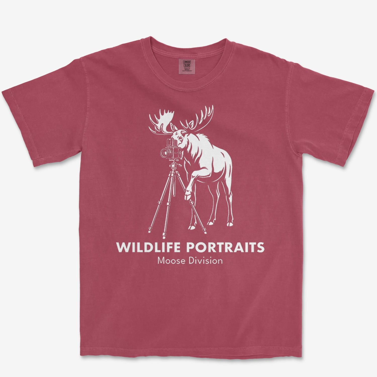 T-Shirt Brick / S Moose Portraits Heavyweight Tee
