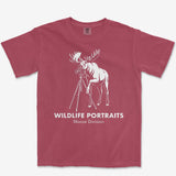 T-Shirt Brick / S Moose Portraits Heavyweight Tee