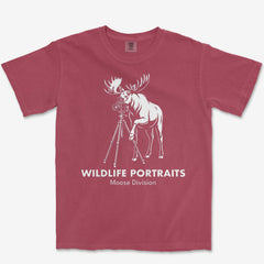 T-Shirt Brick / S Moose Portraits Heavyweight Tee