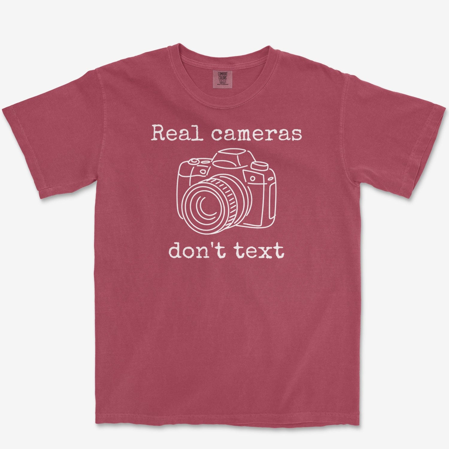 T-Shirt Brick / S Real Cameras - Premium T-Shirt