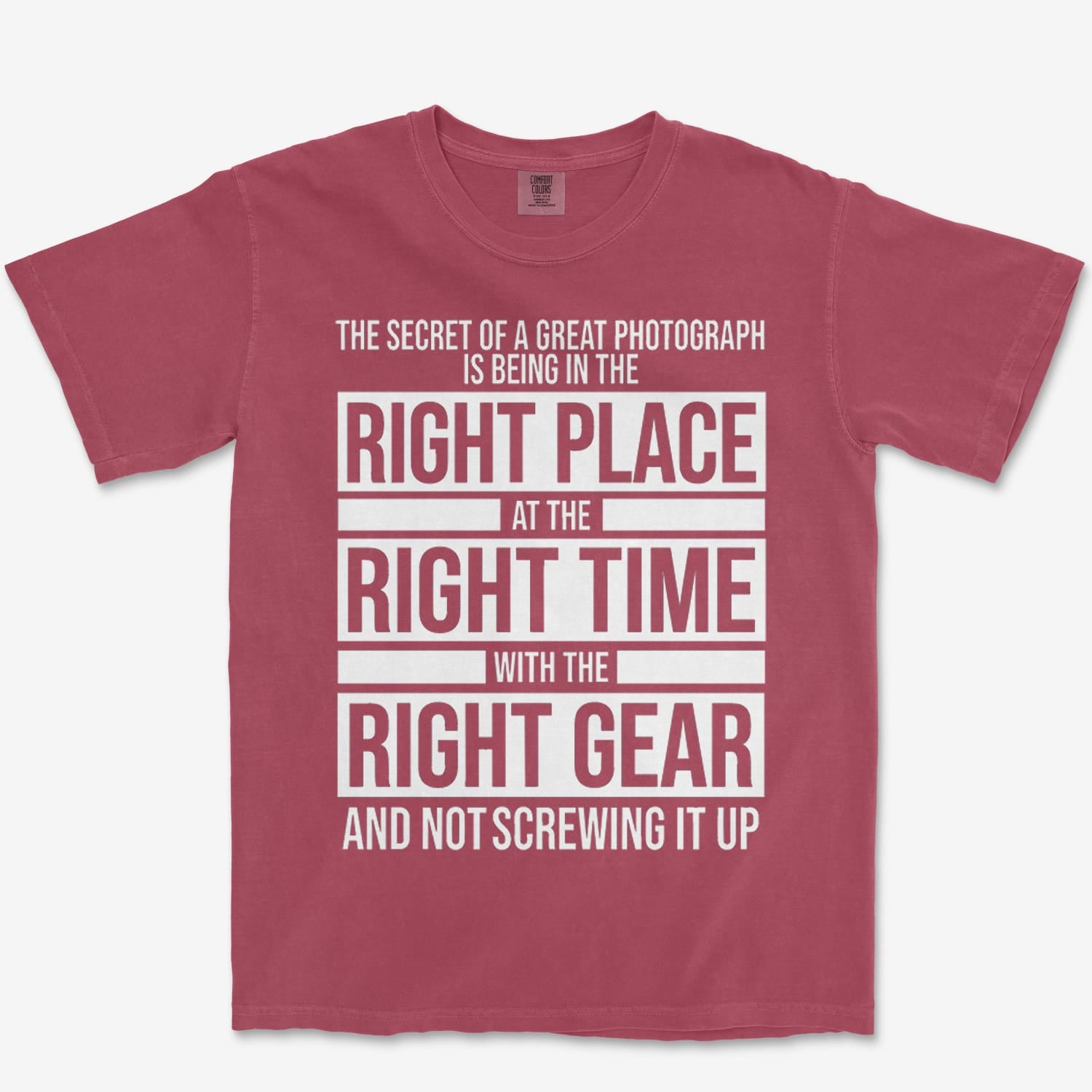 T-Shirt Brick / S Right Place Heavyweight Tee