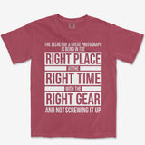 T-Shirt Brick / S Right Place Heavyweight Tee