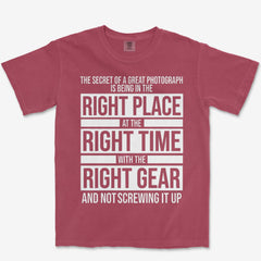 T-Shirt Brick / S Right Place Heavyweight Tee