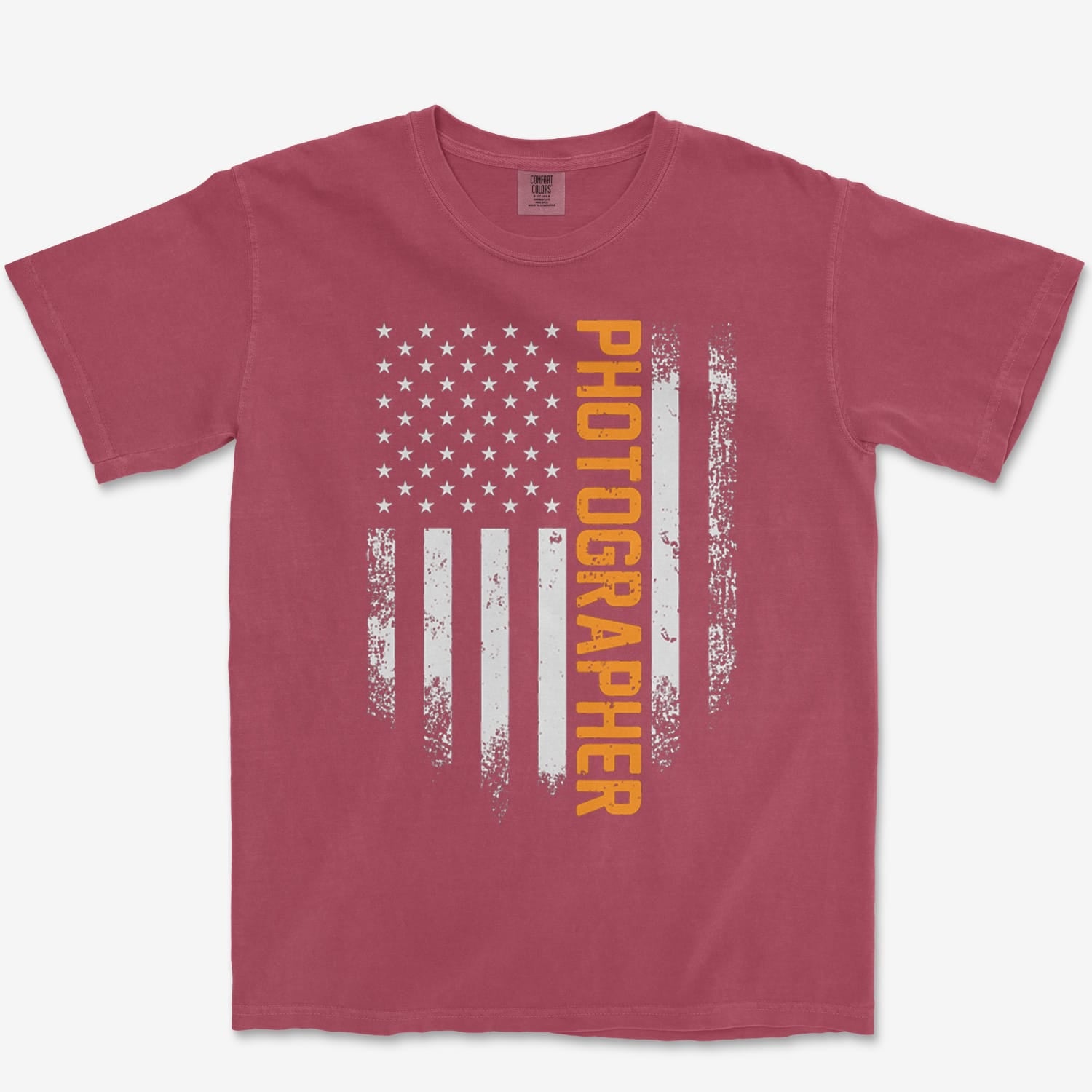 T-Shirt Brick / S USA Photographer Heavyweight Tee