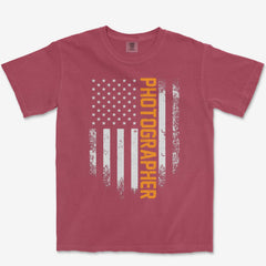 T-Shirt Brick / S USA Photographer Heavyweight Tee