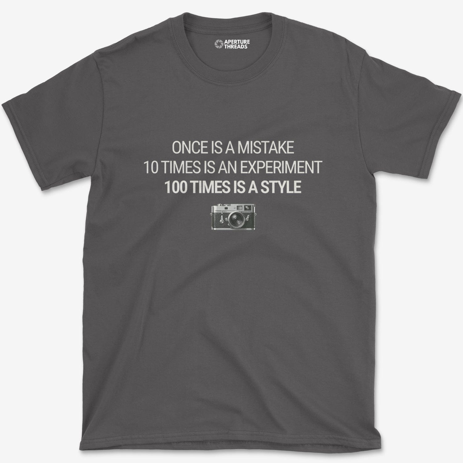 T-Shirt Charcoal / S 100 Is A Style T-Shirt