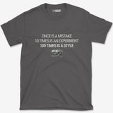 T-Shirt Charcoal / S 100 Is A Style T-Shirt