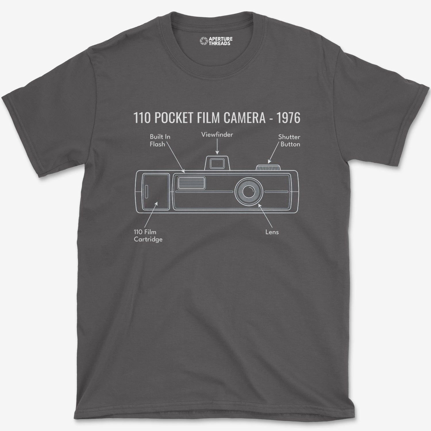 T-Shirt Charcoal / S 110 Camera BP T-Shirt