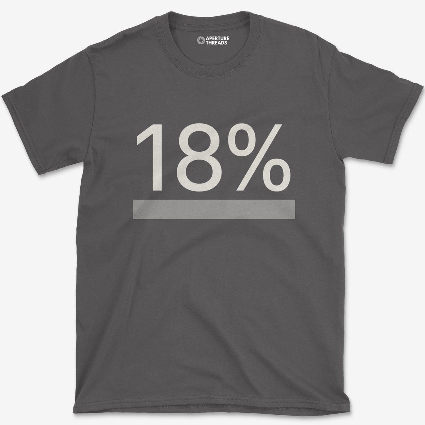 T-Shirt Charcoal / S 18 Percent T-Shirt