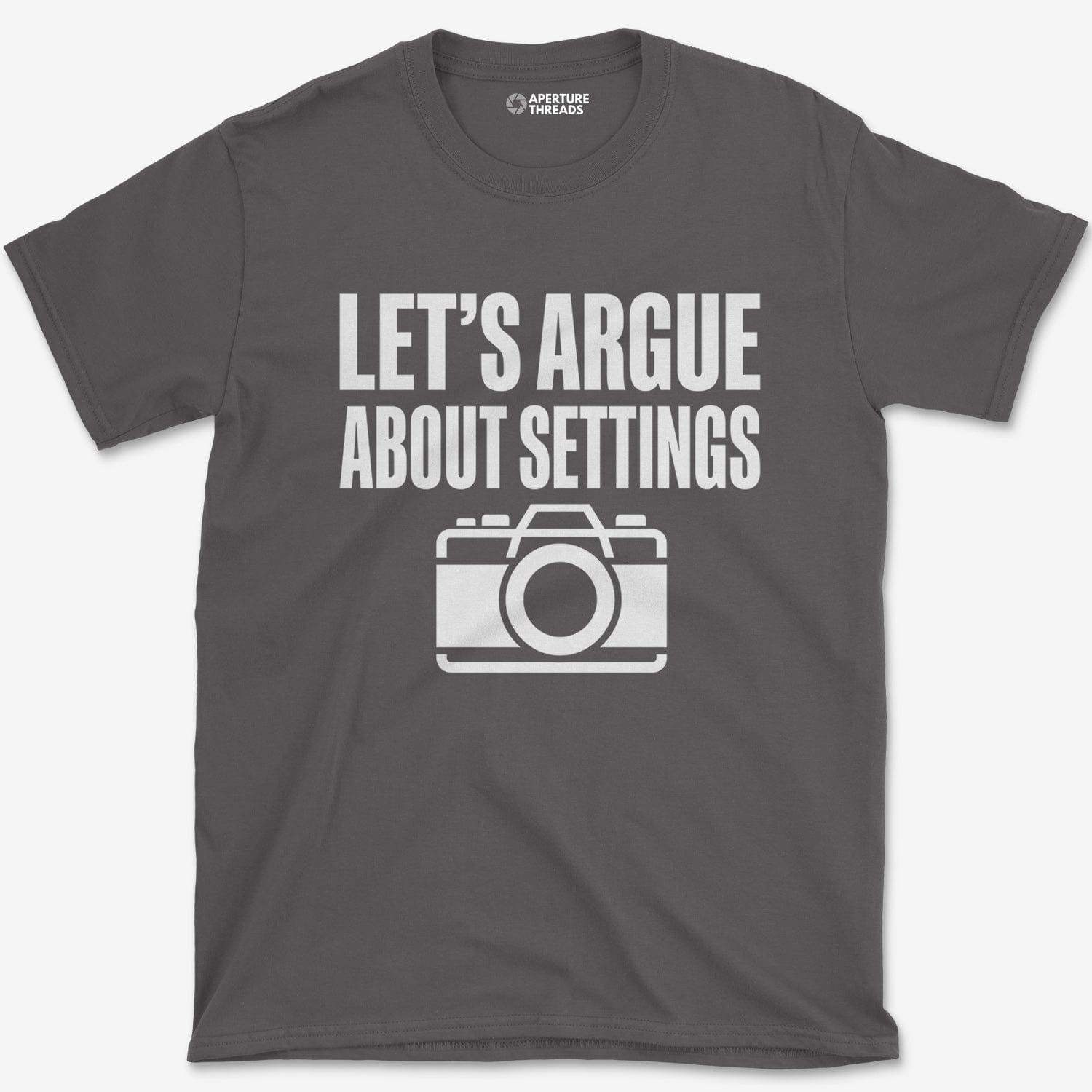 T-Shirt Charcoal / S Argue About Settings T-Shirt