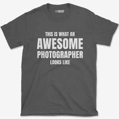 T-Shirt Charcoal / S Awesome Photographer T-Shirt