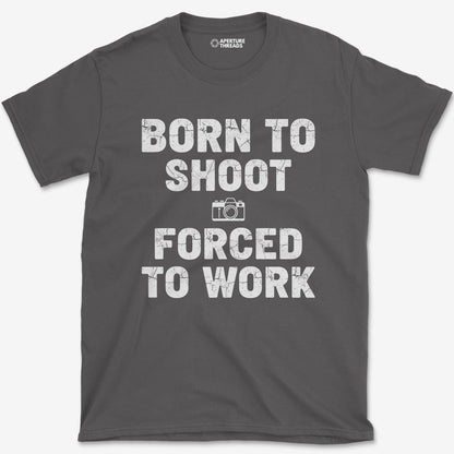 T-Shirt Charcoal / S Born To Shoot T-Shirt