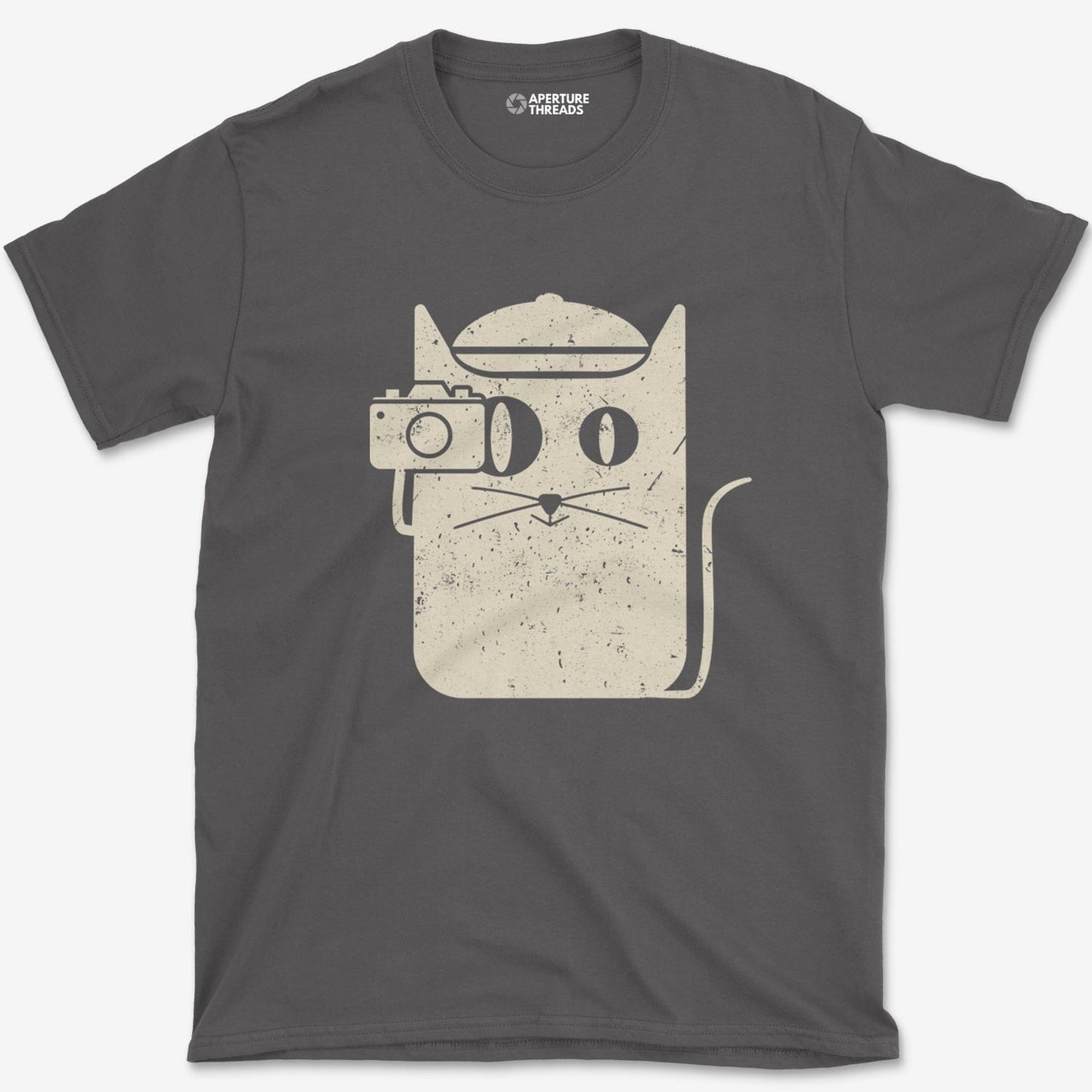 T-Shirt Charcoal / S Cat Camera T-Shirt