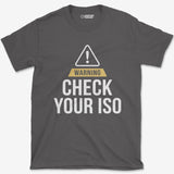 T-Shirt Charcoal / S Check ISO T-Shirt