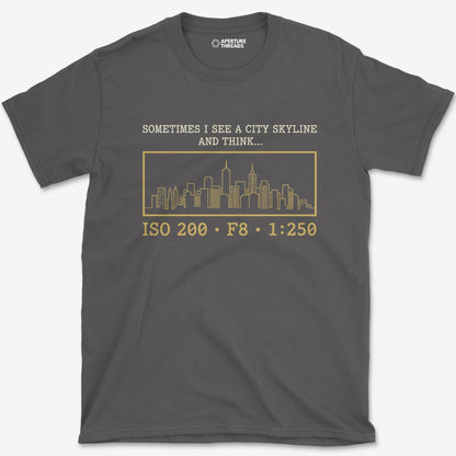 T-Shirt Charcoal / S City Skyline T-Shirt