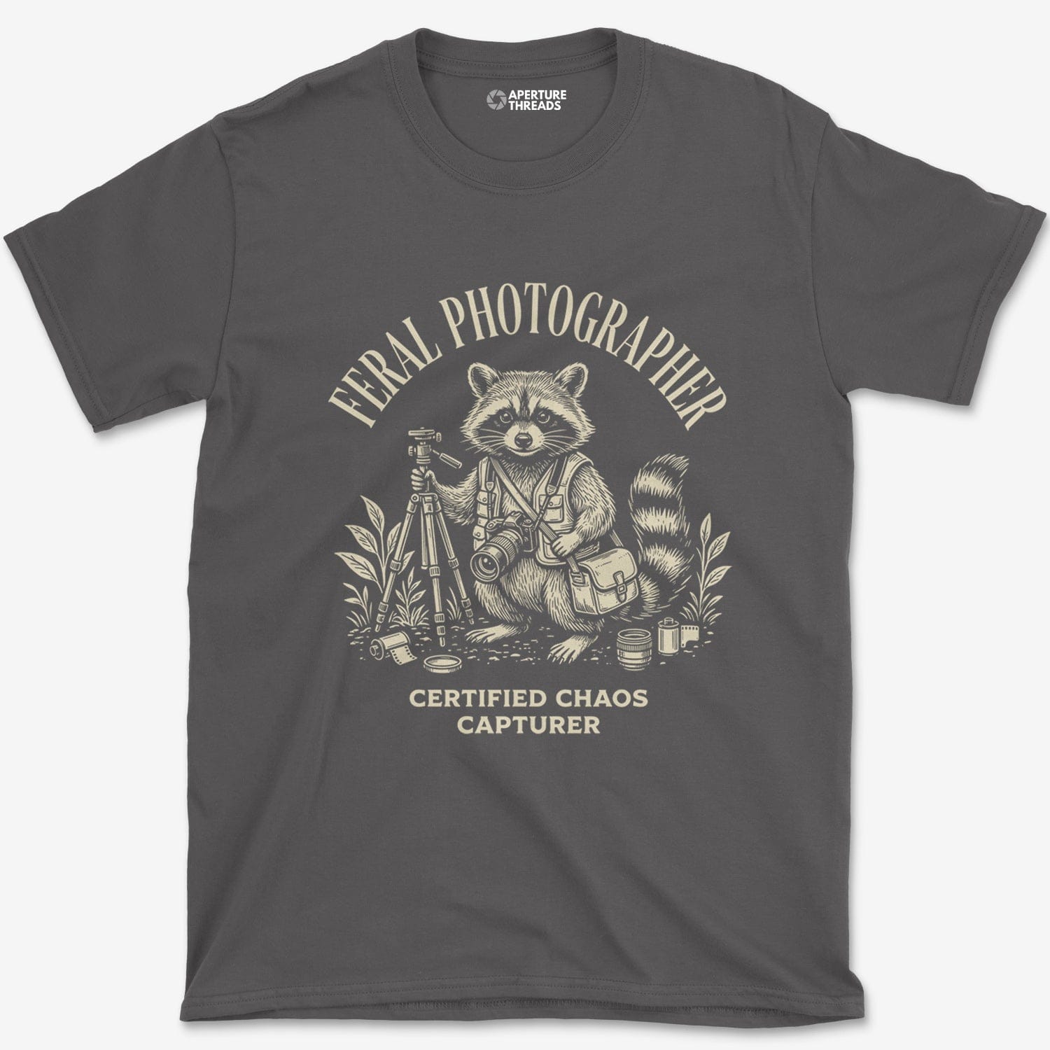 T-Shirt Charcoal / S Feral Photographer T-Shirt