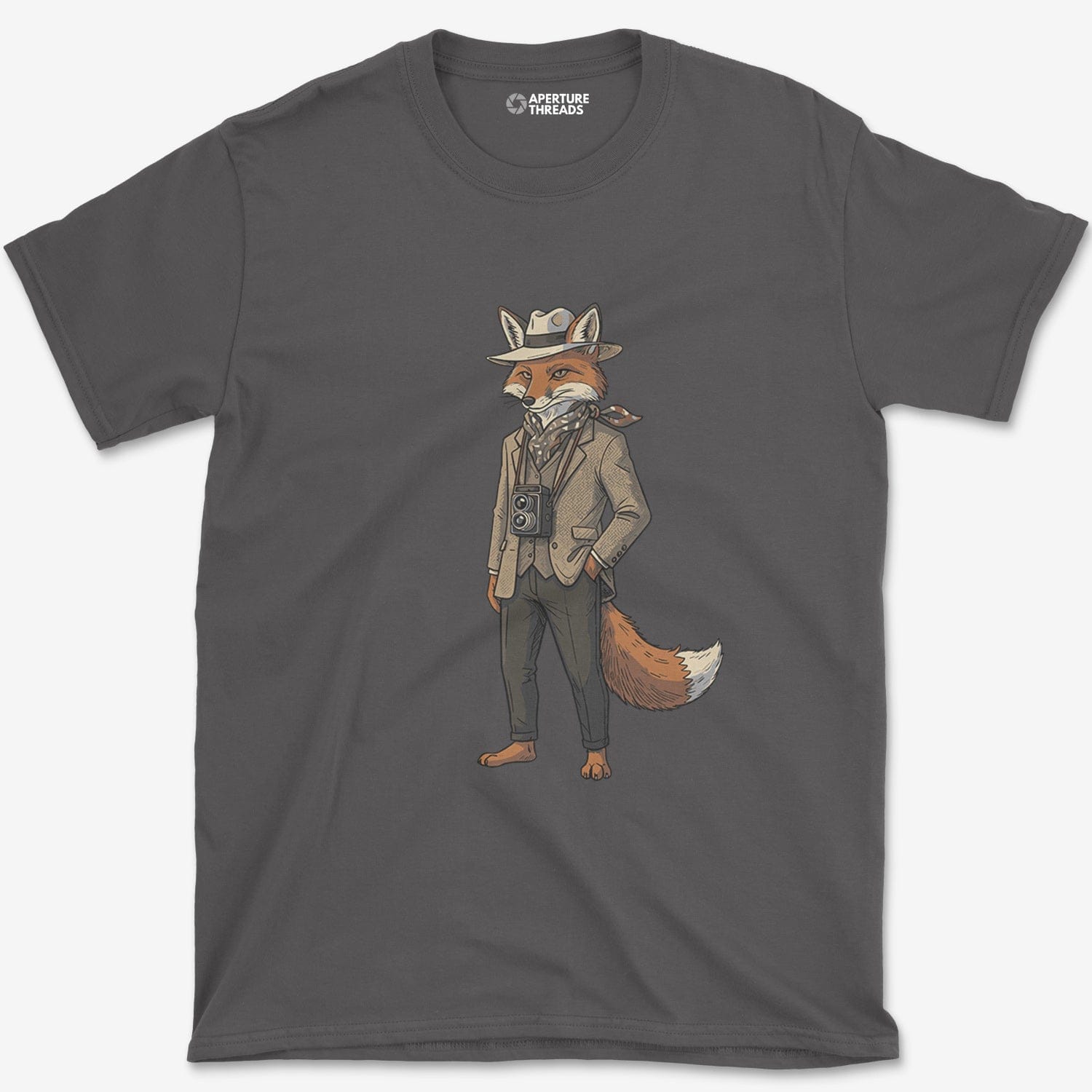 T-Shirt Charcoal / S Fox Photographer T-Shirt