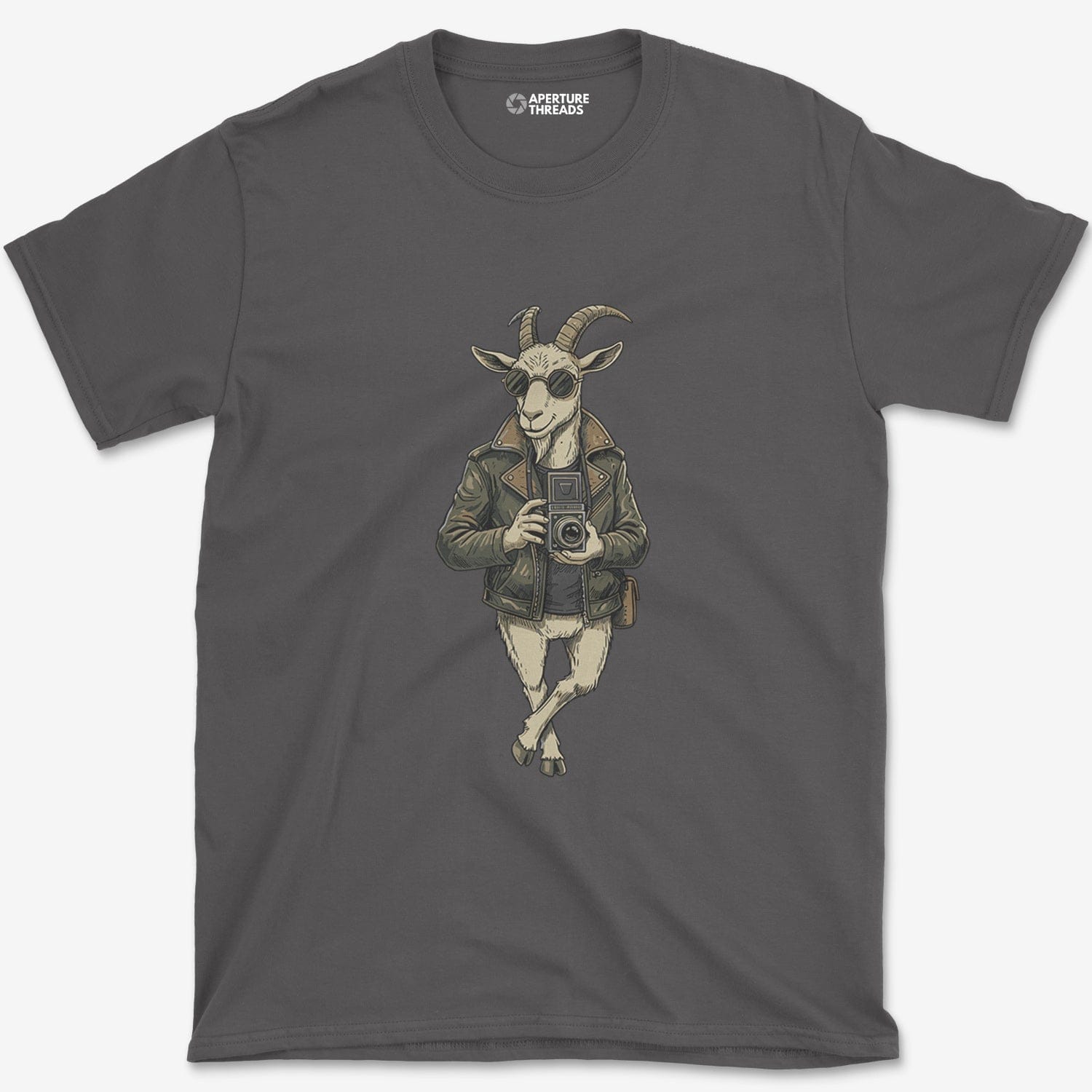 T-Shirt Charcoal / S Goat Photographer T-Shirt