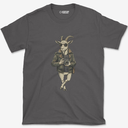 T-Shirt Charcoal / S Goat Photographer T-Shirt