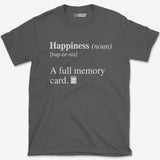 T-Shirt Charcoal / S Happiness Card T-Shirt