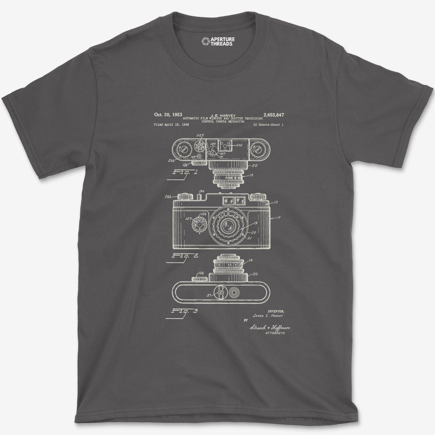 T-Shirt Charcoal / S Harvey Blueprint T-Shirt