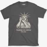 T-Shirt Charcoal / S Lady Liberty 250th T-Shirt