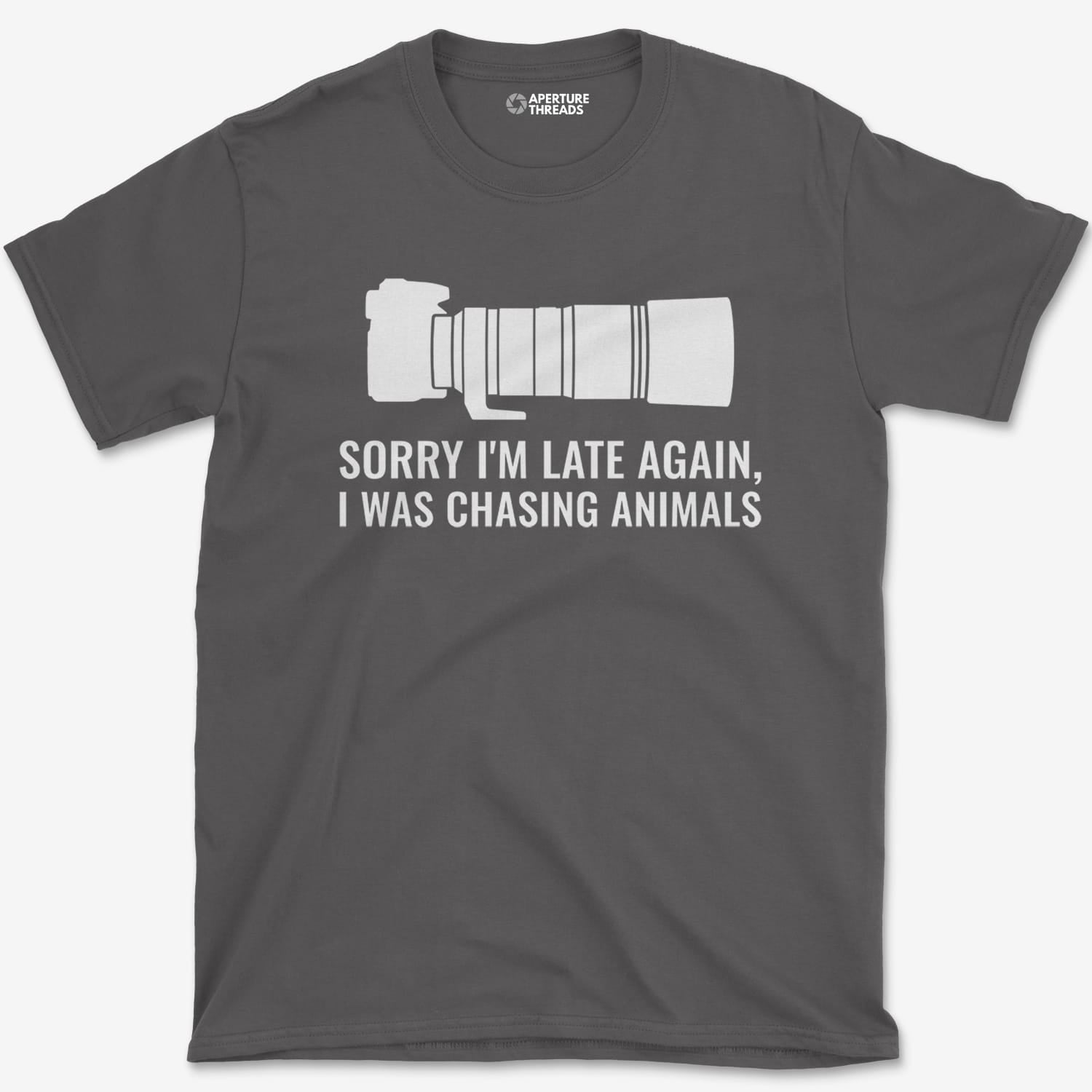 T-Shirt Charcoal / S Late Again T-Shirt