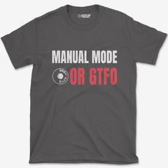 T-Shirt Charcoal / S Manual Or Nothing T-Shirt