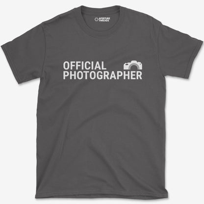 T-Shirt Charcoal / S Offical Photographer T-Shirt