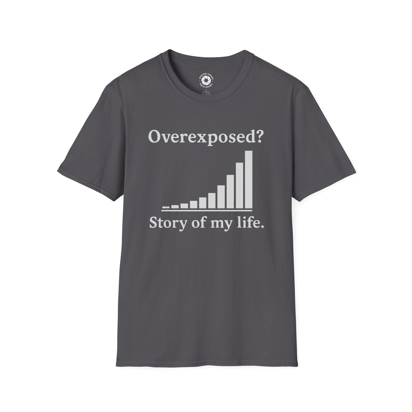 T-Shirt Charcoal / S Overexposed Histogram T-Shirt