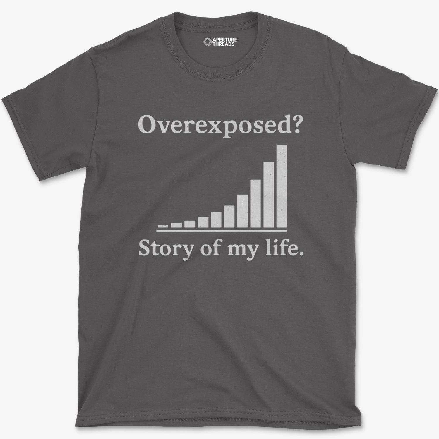 T-Shirt Charcoal / S Overexposed Histogram T-Shirt