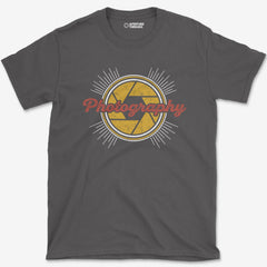 T-Shirt Charcoal / S Photography Retro T-Shirt