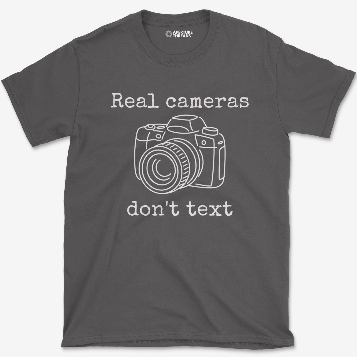 T-Shirt Charcoal / S Real Cameras T-Shirt